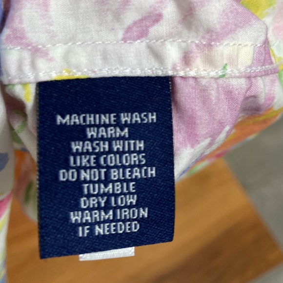 Chaps Floral Women’s Button Down Cotton Top Size XL - Picture 7 of 9